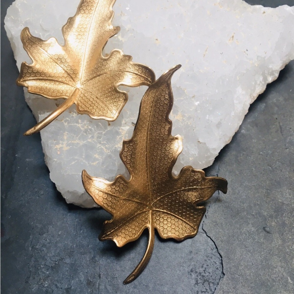 Vintage Brass Earrings